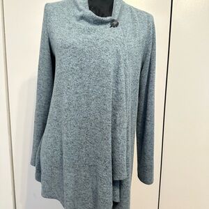Apt. 9 Soft Blue Cowl Neck Sweater